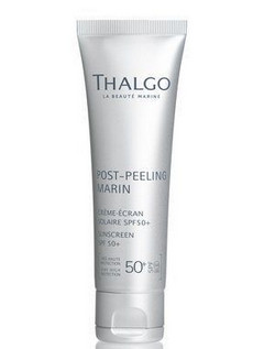Thalgo Piling Marine Sunscreen Cream SPF 50+ za obraz in dekolte