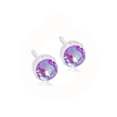 Blomdahl Uhani okrogli shiny violet