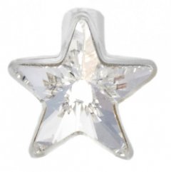 Blomdahl Uhan za popek zvezdica kristal 10mm