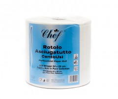 RO.IAL Papirnate brisače iz čiste celuloze v roli s perforacijo, 1 rola po 800 kosov