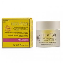 DECLEOR AROMESSENCE ROSE D'ORIENT SOOTHING NIGHT BALM  WITH ESSENTIAL OILS 15ml