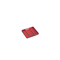 Euronda Aluminijast mini pladenj, rdeč 183x140x17 mm