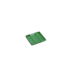 Euronda Aluminijast mini pladenj, zelen 183x140x17 mm