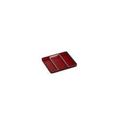Euronda Aluminijast mini pladenj, perforiran, rdeč 183x140x17 mm