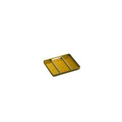 Euronda Aluminijast mini pladenj, perforiran, zlat 183x140x17 mm