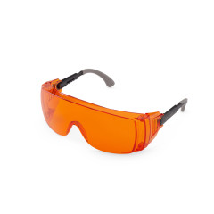 Euronda LIGHT ORANGE očala z oranžnimi stekli, črni/transparentni okvirji