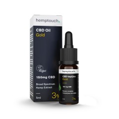 Hemptouch CBD kapljice Gold 150 mg CBD 5 ml (3%)