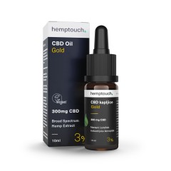Hemptouch CBD kapljice Gold 300 mg CBD 10 ml (3%)