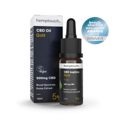 Hemptouch CBD kapljice Gold 500 mg CBD 10 ml (5%)