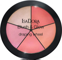 IsaDora Blush & Glow Draping Wheel, 56 Coral Pink Pop