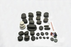 LEMI Set kamnov za masažo (46 kosov)