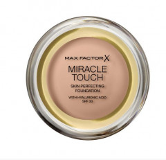 MaxFactor Miracle Touch 45-Warm Almond, kremna podlaga za obraz