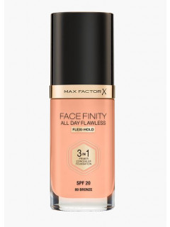 MaxFactor Face Finity 3v1 Bronze - 80, tekoča podlaga za obraz