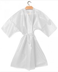 RO.IAL Kimono iz staničevine (posamično pakiranje), bele barve
