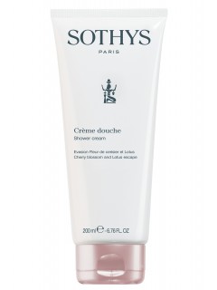 SOTHYS Shower Cream Cherry & Lotus - Krema za tuširanje z vonjem češnjevega cveta in lotosa
