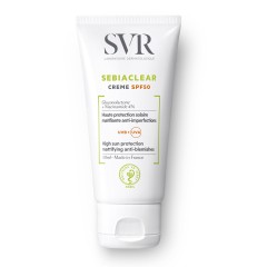 SVR Sebiaclear krema SPF50 za zaščito mastne kože pred soncem